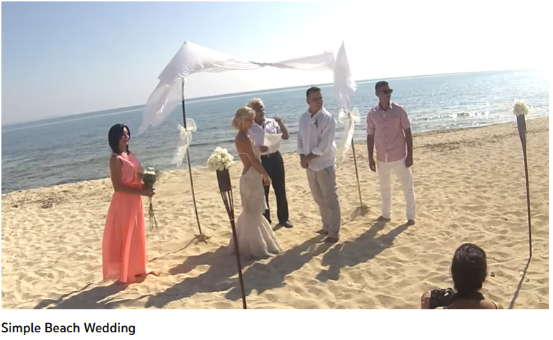 Simple Beach wedding LDMI